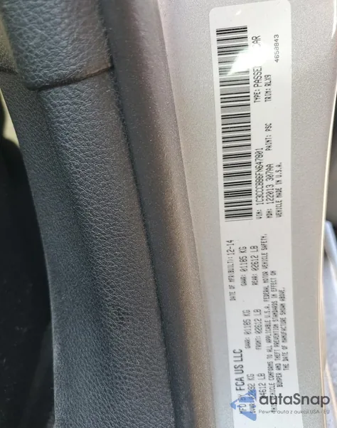 2015 Chrysler 200 S from USA, damaged, VIN 1C3CCCBB6FN647801
